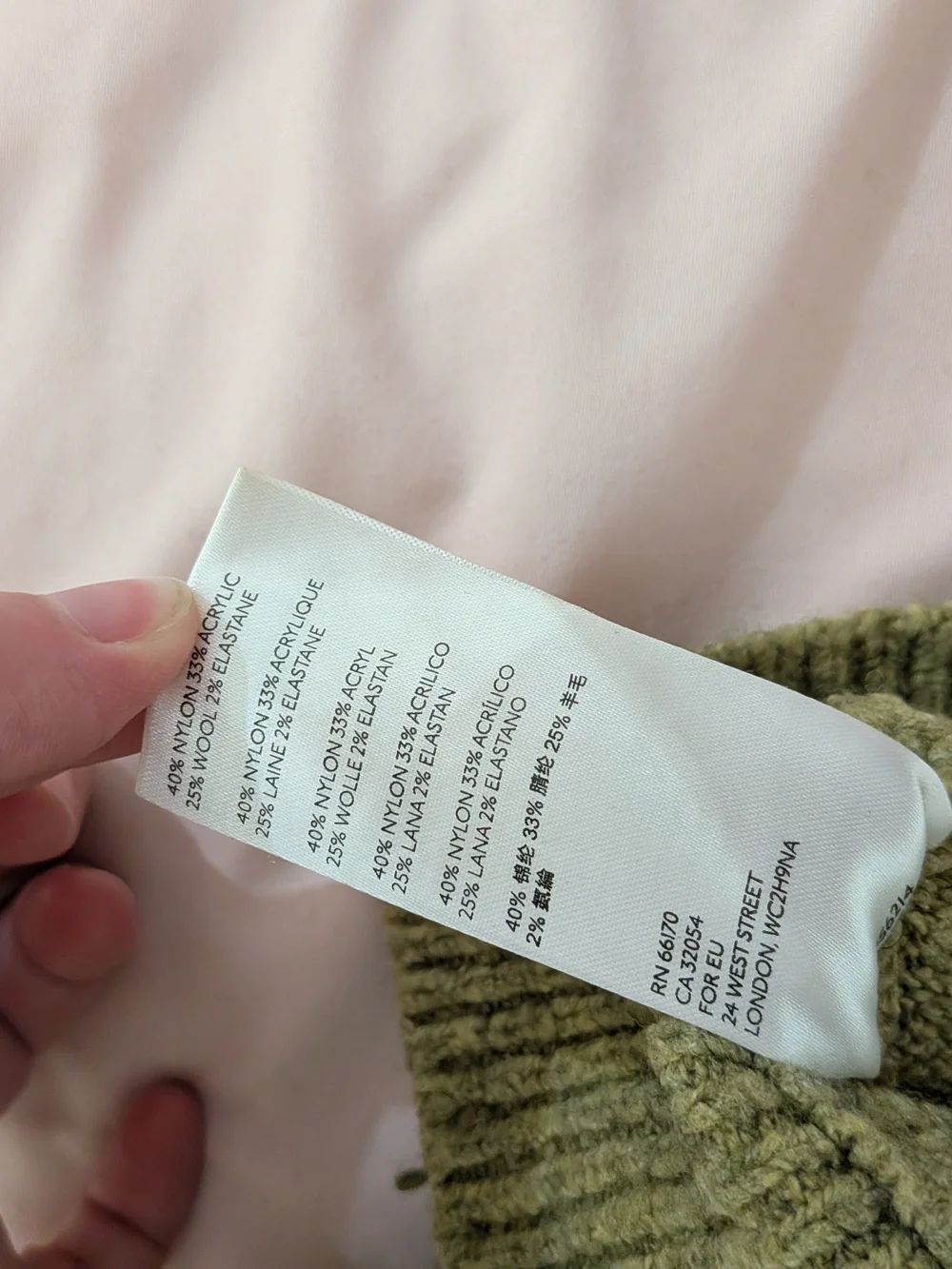 Free People Olive Green Off-the-Shoulder Knit Sweater - Picture 6 of 9